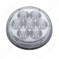 7 LED 4" Reflector Turn Signal Light - Amber LED/Clear Lens