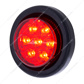 7 LED 2" Round Light Kit (Clearance/Marker) - Red LED/Red Lens