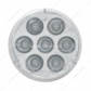 7 LED 2" Round Light (Clearance/Marker) - Amber LED/Clear Lens