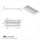 Chrome Plastic Light Switch & Indicator Trim For 2002-2005 Kenworth W900/T800/T600/T2000