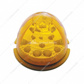 Fog Light Cover With 17 Amber LED Reflector Watermelon Lights For 2007-17 KW T660- Driver -Amber Lens