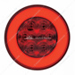 3-3/4" Bolt Pattern CR Spring Loaded Rear Bar W/6X 21 Red LED 4" GloLight & Visors - Red Lens (Pair)