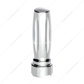 M30X3.5 Thread-On Vegas Style Gearshift Knob With 9/10 Speed Adapter - Chrome/Vertical