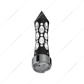 Thread-On Daytona Style Spike Gearshift Knob With LED 9/10 Speed Adapter - Black/White LED