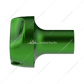 Ace Of Spades Air Valve Knob - Emerald Green With Gloss Black Inlay